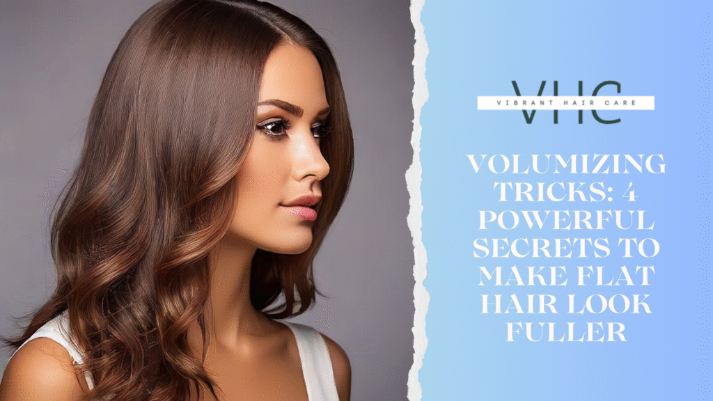 Volumizing Tricks: 4 Powerful Secrets to Make Flat Hair Look Fuller