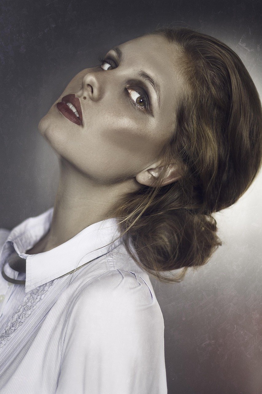 fashion, beauty, woman, portrait, female, face, young, nice, person, haircut, pose