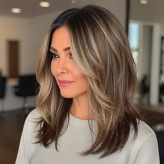 Layered Haircut Styling
