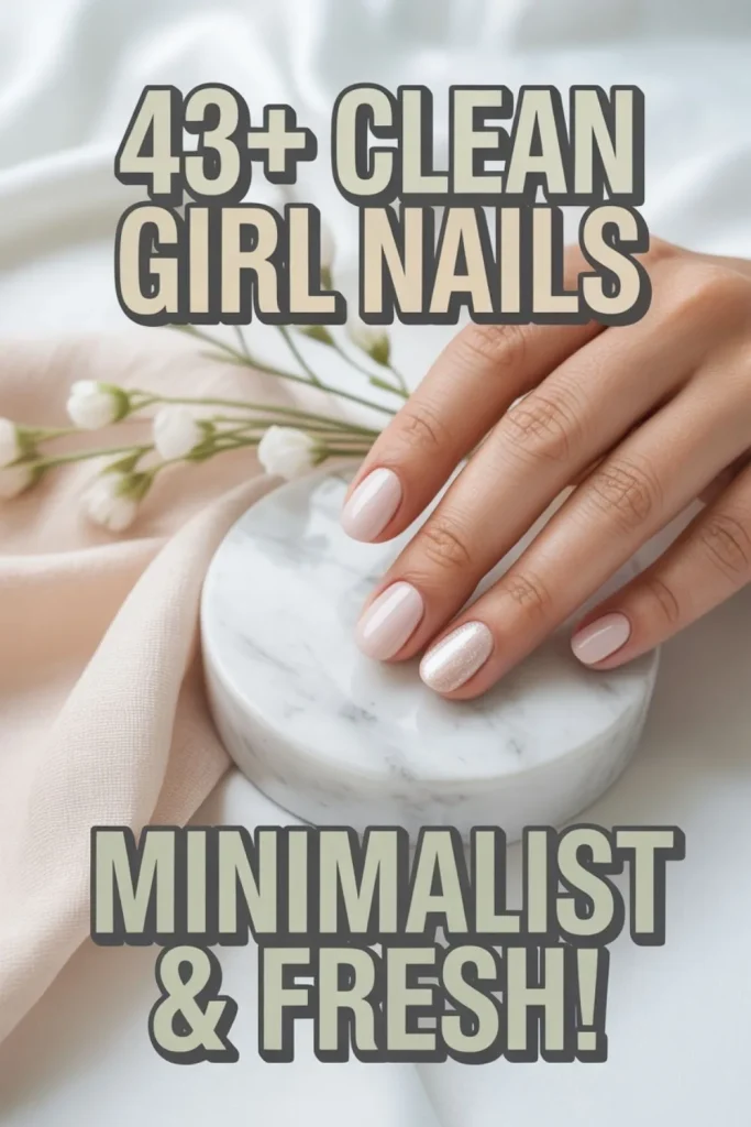 clean girl nails