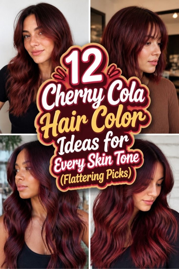 12 Cherry Cola Hair Color Ideas for Every Skin Tone (Flattering Picks)