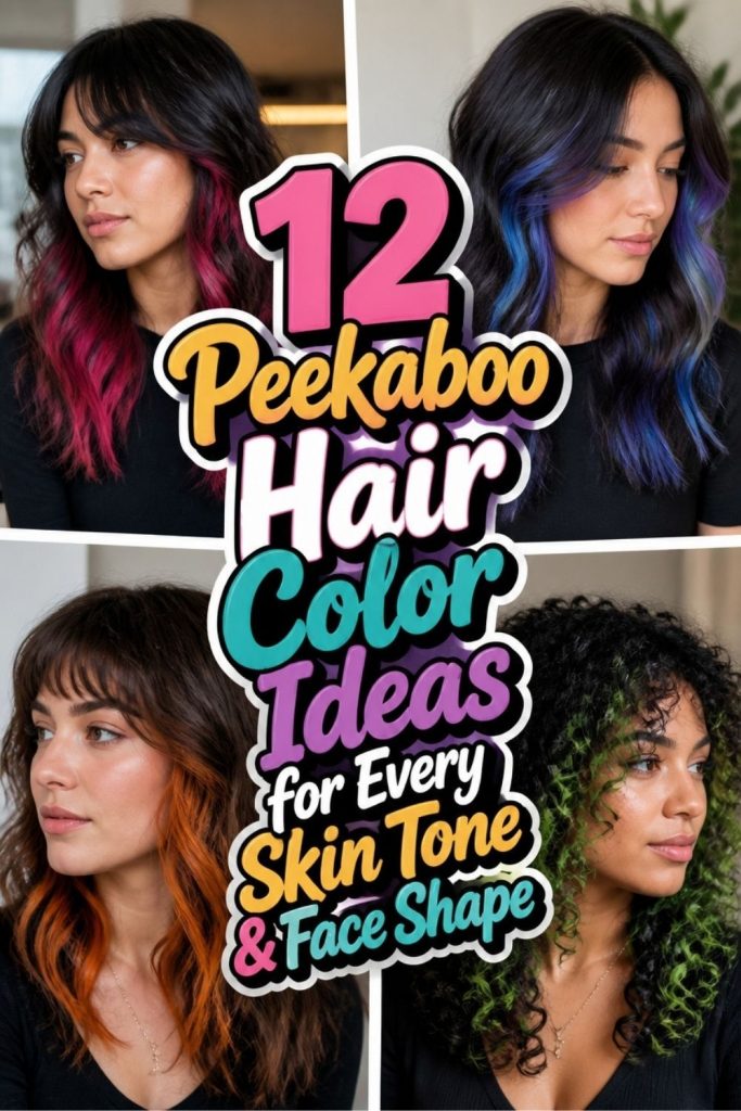 12 Peekaboo Hair Color Ideas for Every Skin Tone & Face Shape