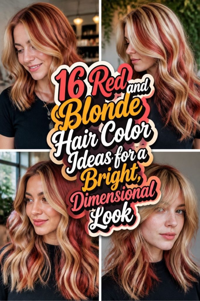 16 Red and Blonde Hair Color Ideas for a Bright, Dimensional Look