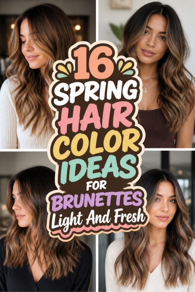 16 SPRING HAIR COLOR IDEAS FOR BRUNETTES Light And Fresh!