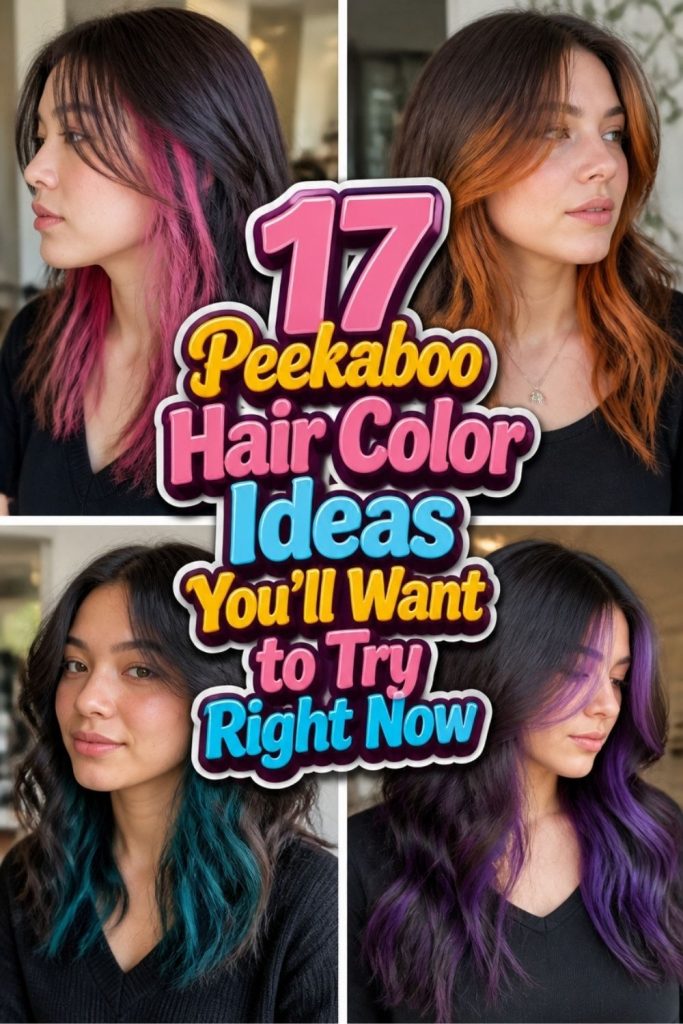 17 Peekaboo Hair Color Ideas You’ll Want to Try Right Now