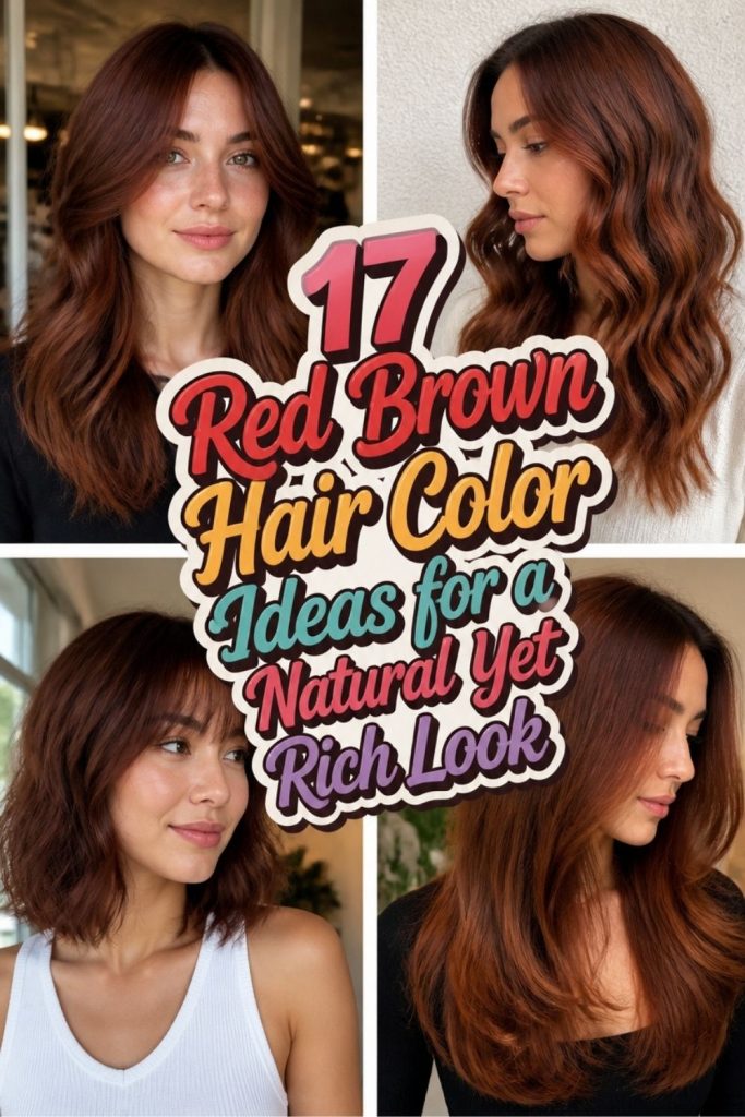 17 Red Brown Hair Color Ideas for a Natural Yet Rich Look