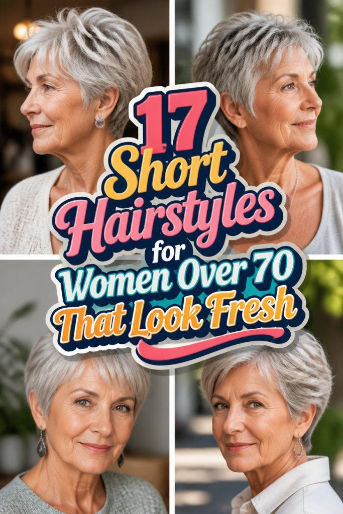 Short Hairstyles for Women Over 70
