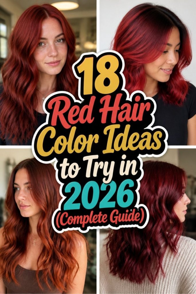 18 Red Hair Color Ideas to Try in 2026 (Complete Guide)