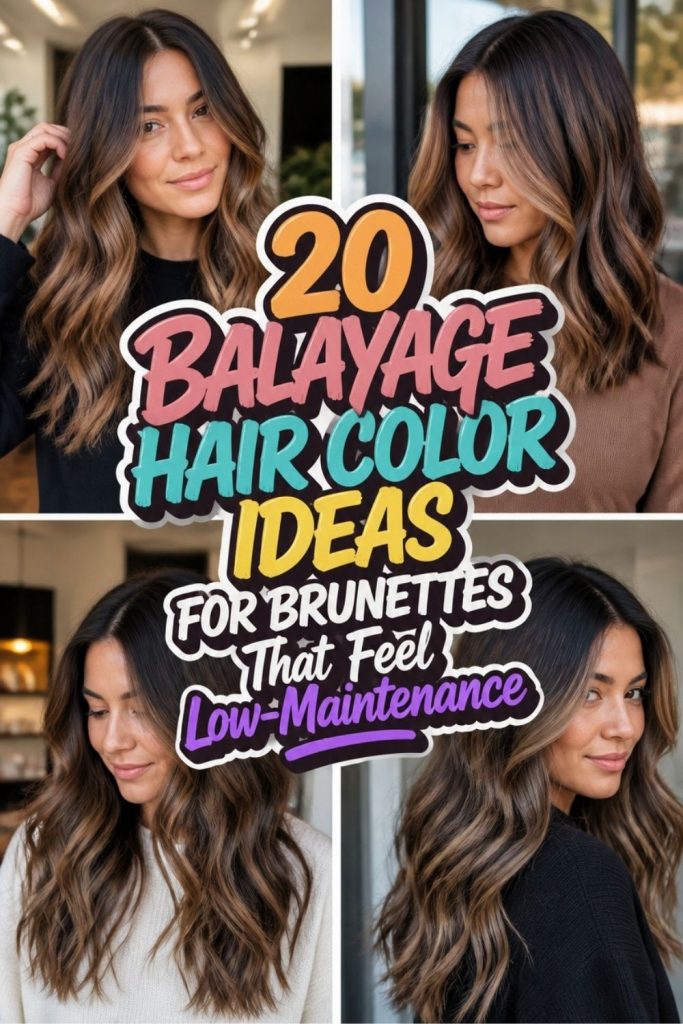 20 BALAYAGE HAIR COLOR IDEAS FOR BRUNETTES That Feel Low-Maintenance!