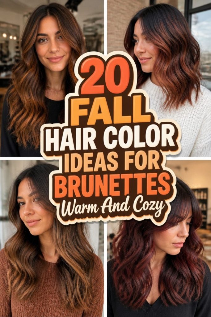 20 FALL HAIR COLOR IDEAS FOR BRUNETTES Warm And Cozy!