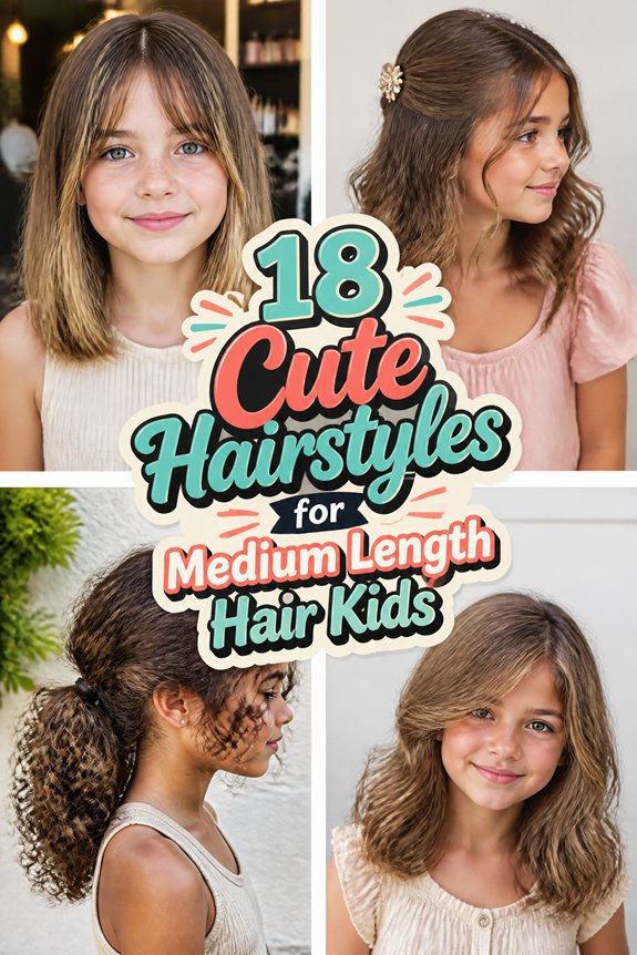 adorable kids medium hairstyles