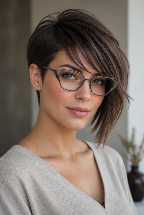 asymmetrical bob angular frames