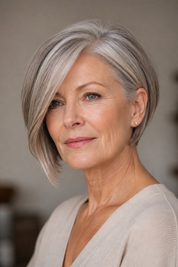 asymmetrical bob enhances confidence
