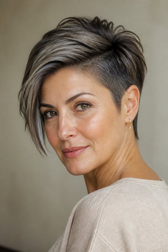 asymmetrical cut for volume