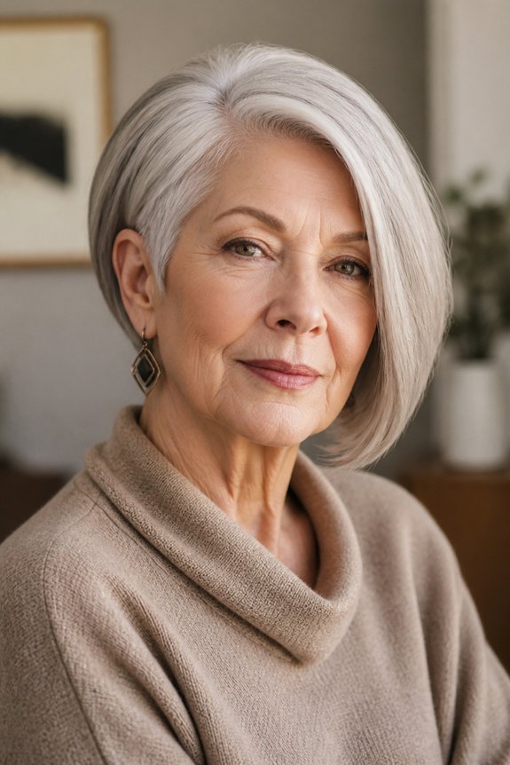 asymmetrical haircut for volume