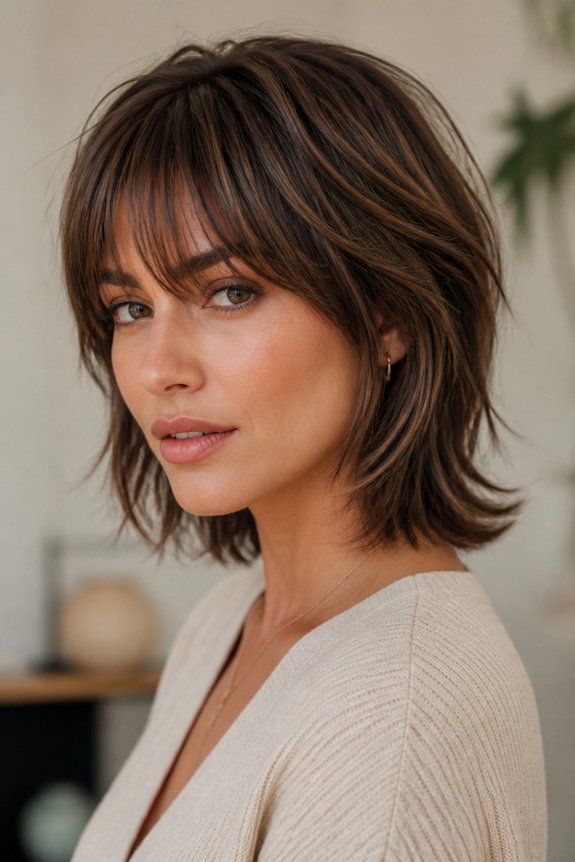 bangs enhance bixie hairstyles