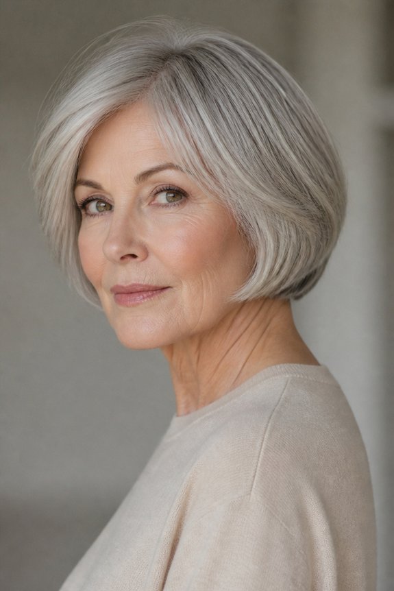 blunt crop for effortless styling