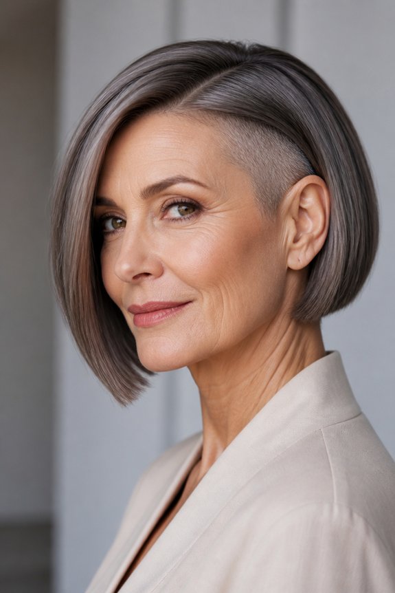 bold architectural sleek bob