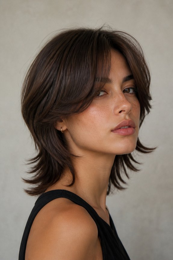bold bob with bangs