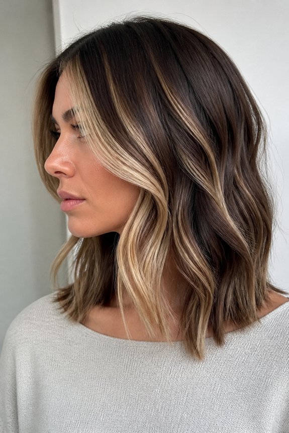 bold colorful chunky highlights