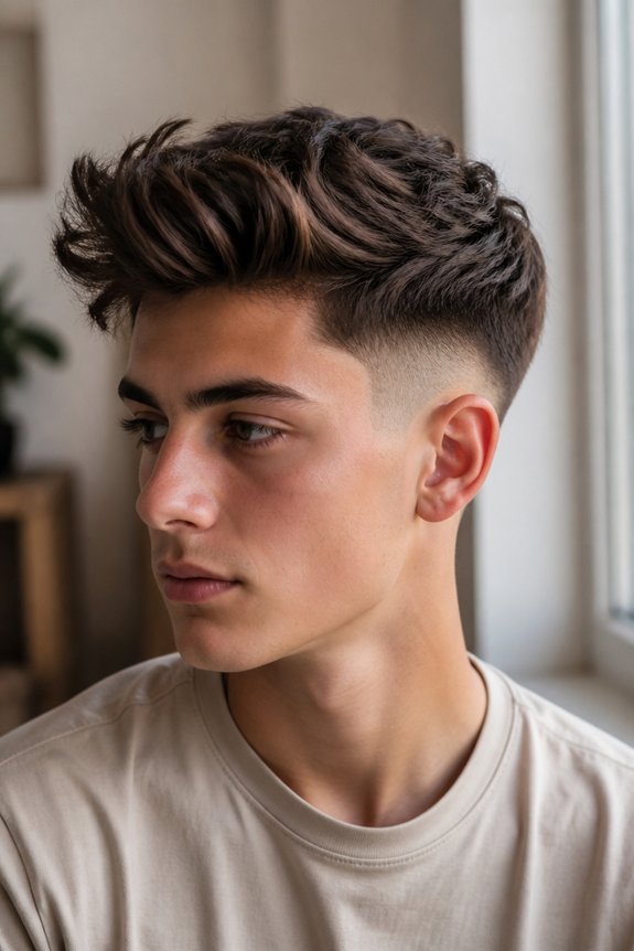 bold disconnected undercut hairstyle