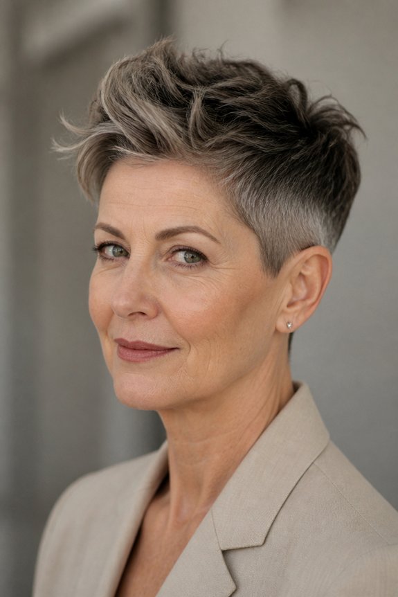 bold edgy versatile hairstyle