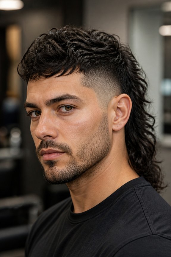bold mohawk with fades