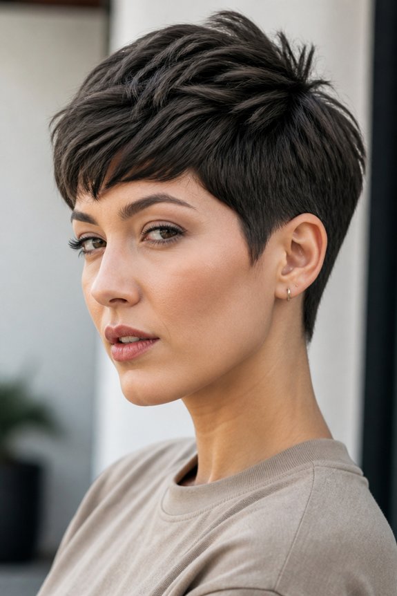 bold pixie haircut maintenance