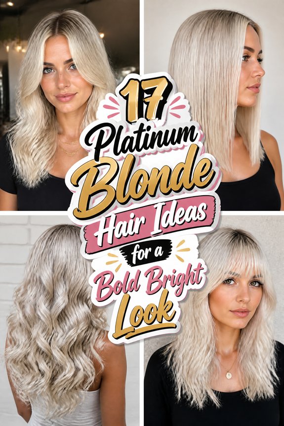 bold platinum blonde inspiration