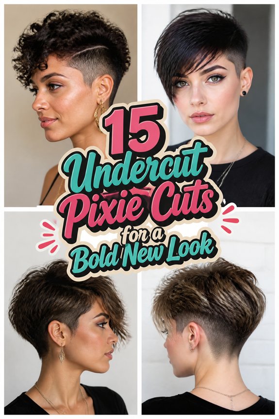 bold undercut pixie styles