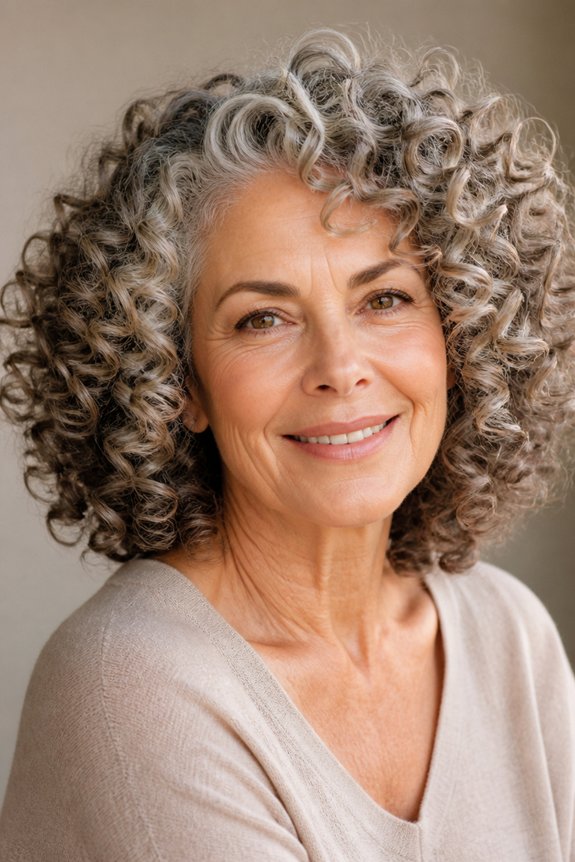 bold voluminous spiral curls
