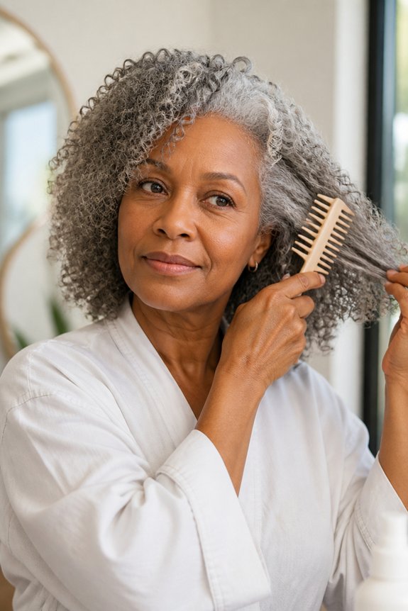 caring for mature curls