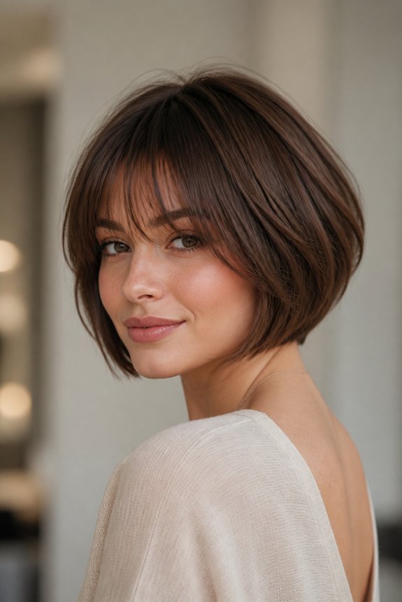 chic inverted bob hairstyle
