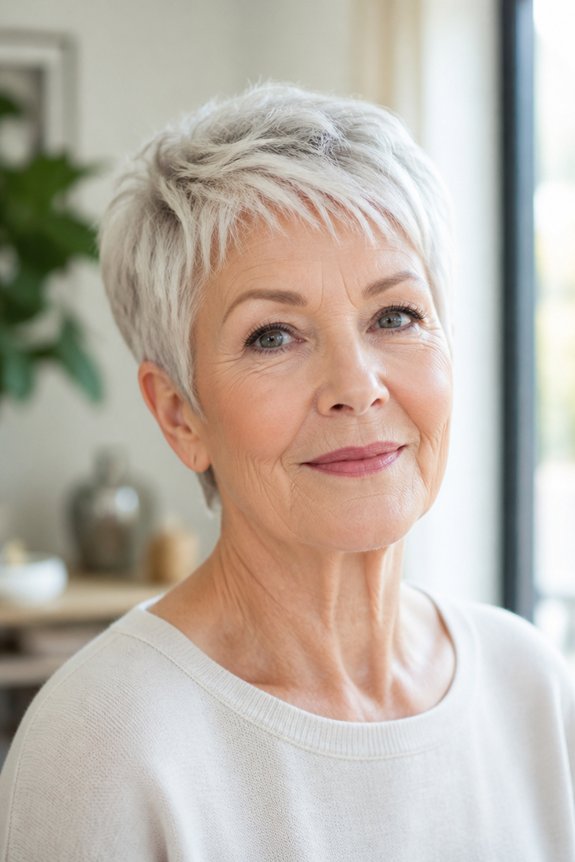 chic pixie cut styling