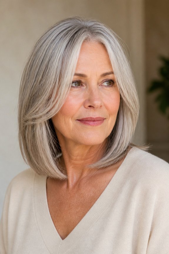 chic versatile shoulder length lob