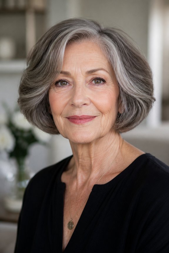 chin length bob with layers