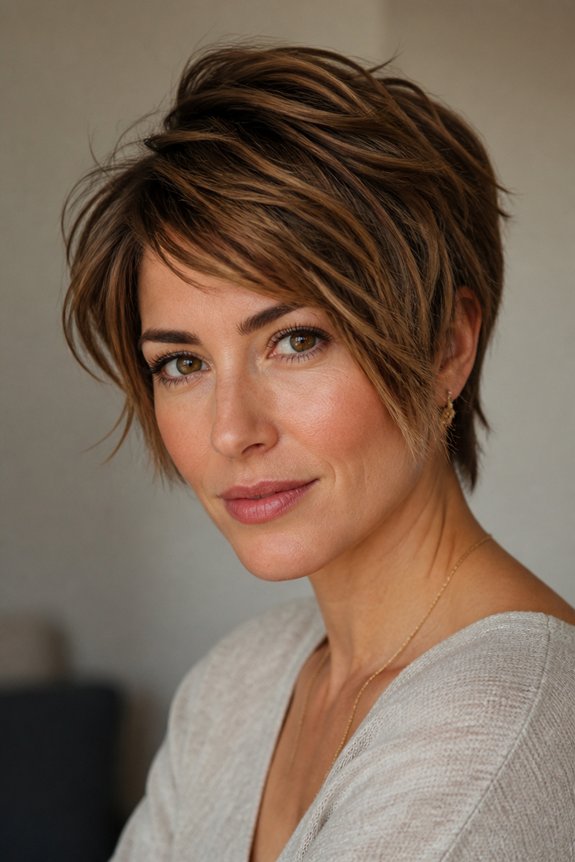 choose flattering long pixie