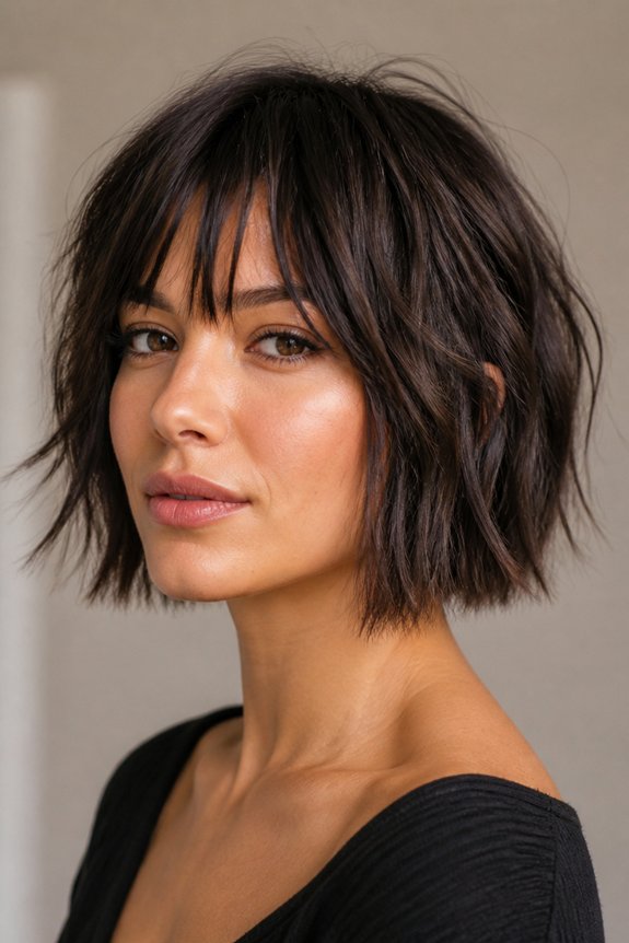 choppy bangs styling tips