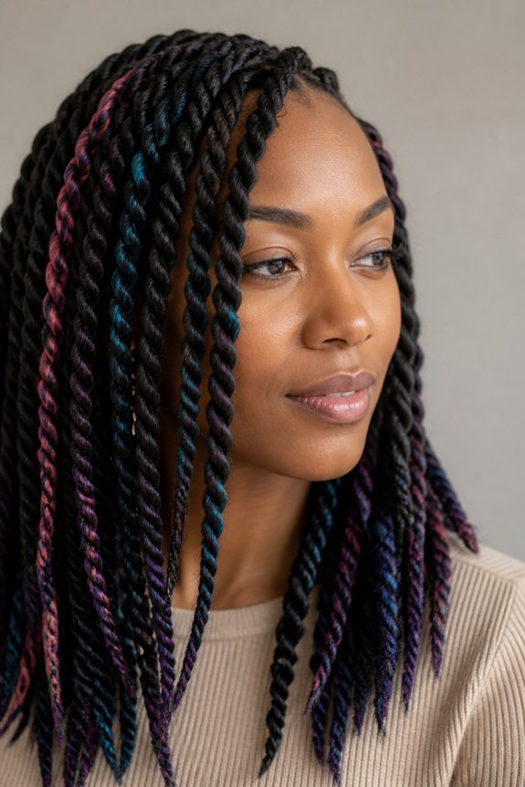 colorful twists with extensions