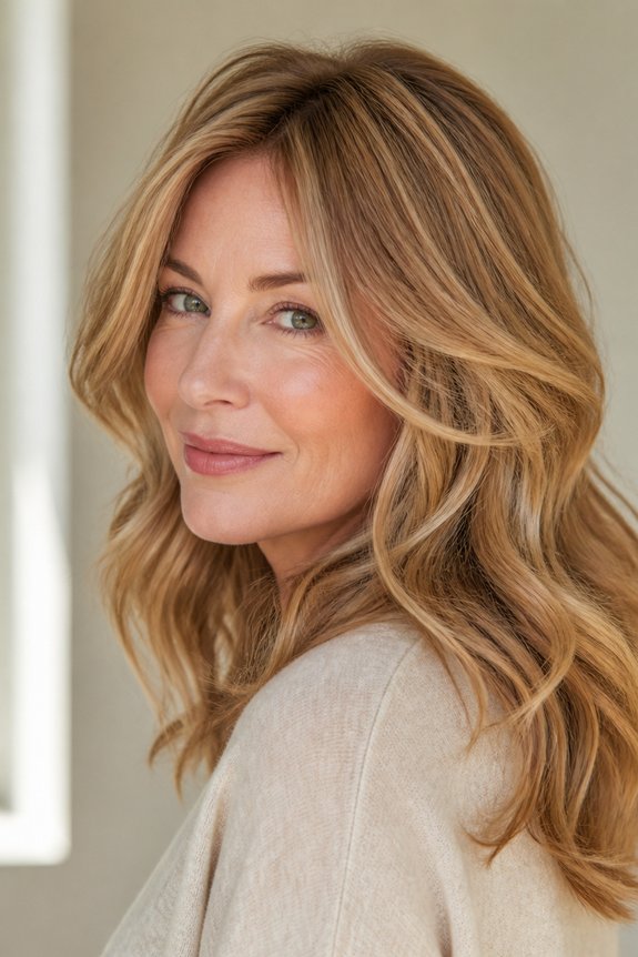 creamy caramel enhances fine hair
