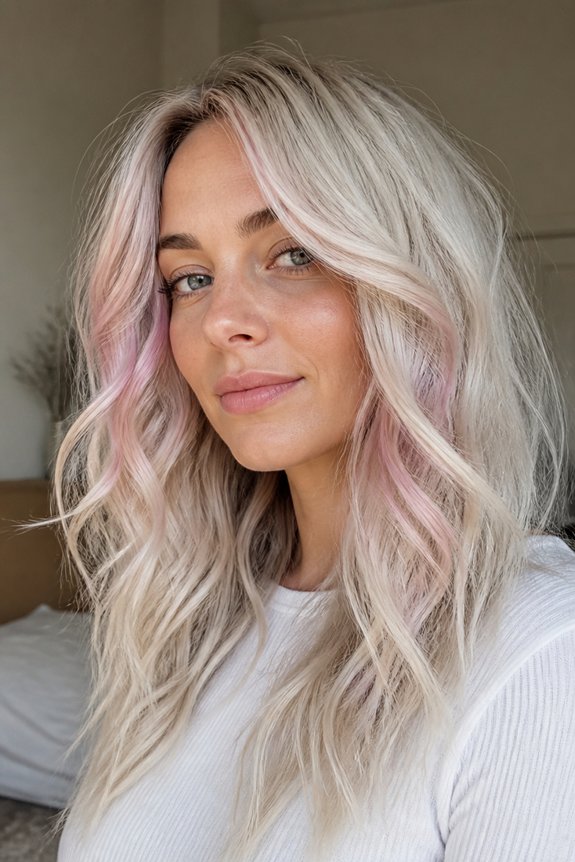creative colorful platinum accents