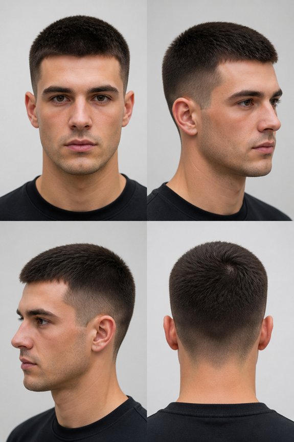 crew cut face shape match