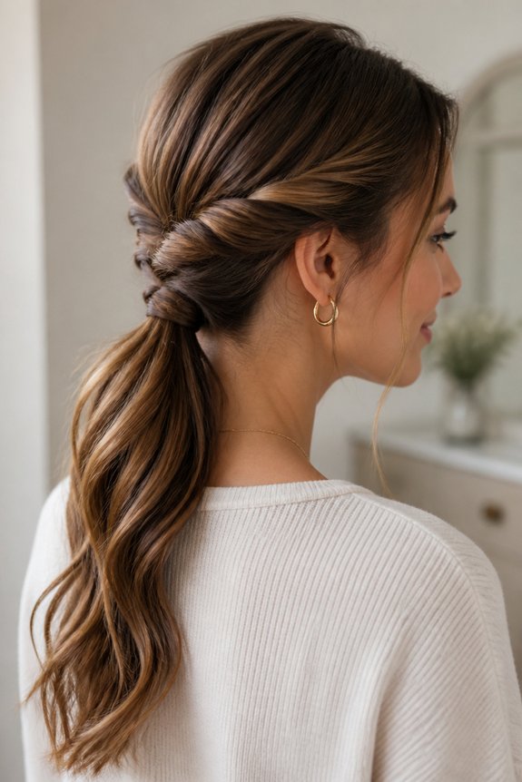 curly hair tie style