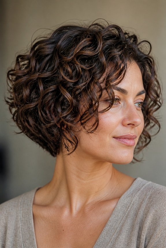 curly haircut techniques enhance volume