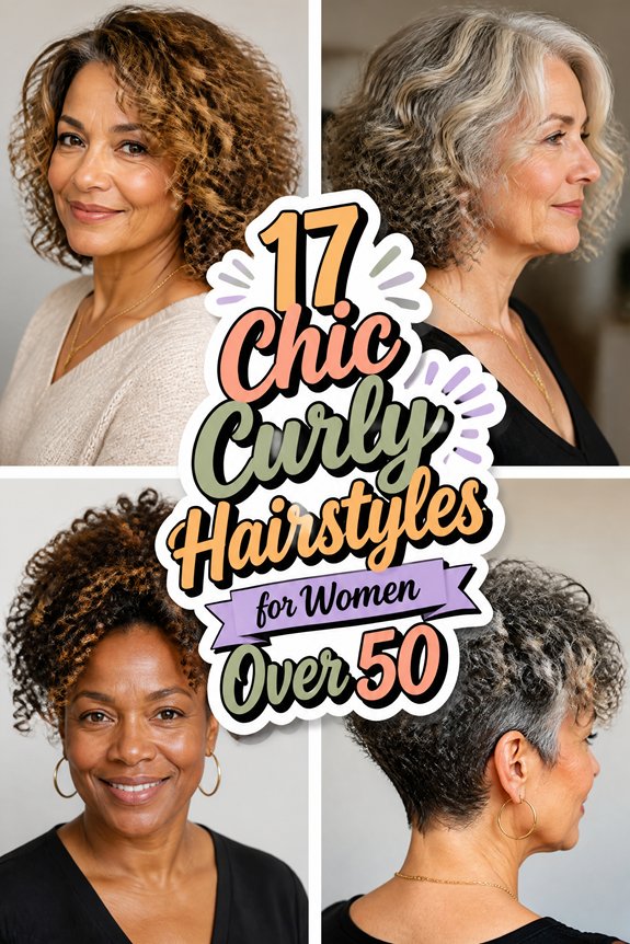 curly hairstyles for mature women