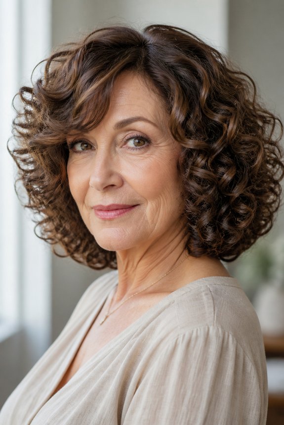curly lob hairstyle tutorial
