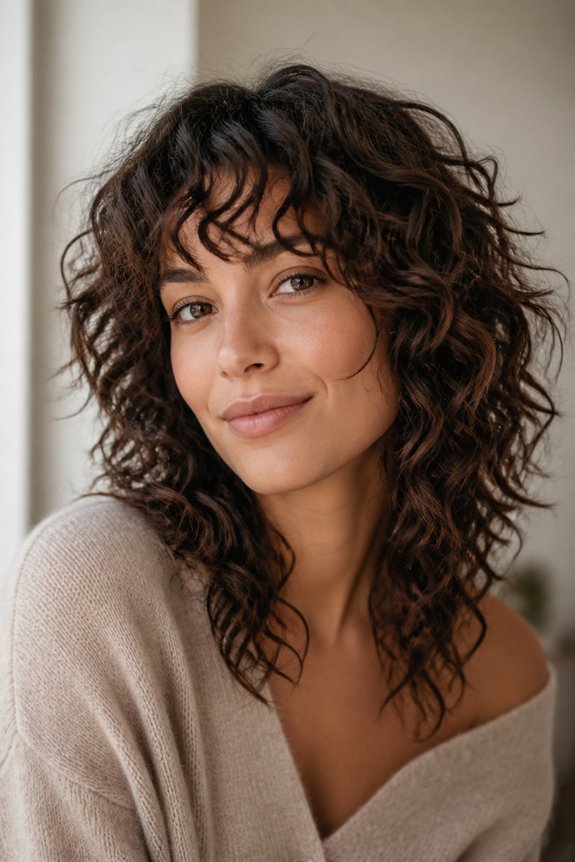 curly shag cut benefits