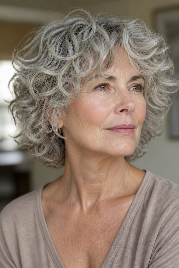 curly shag enhances natural waves