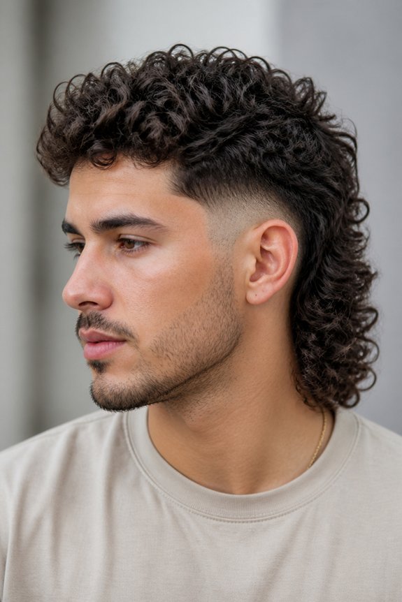 curly top mullet hairstyle tips