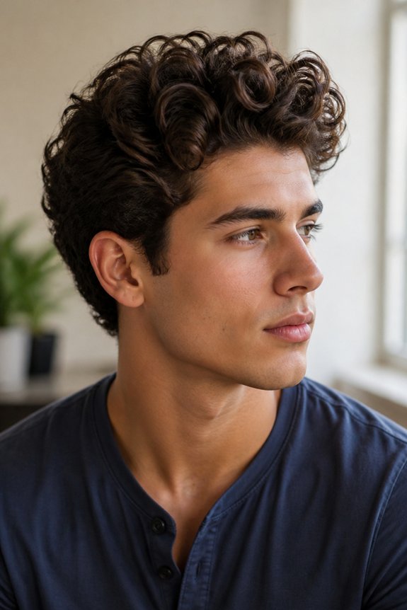 defined curls with volume